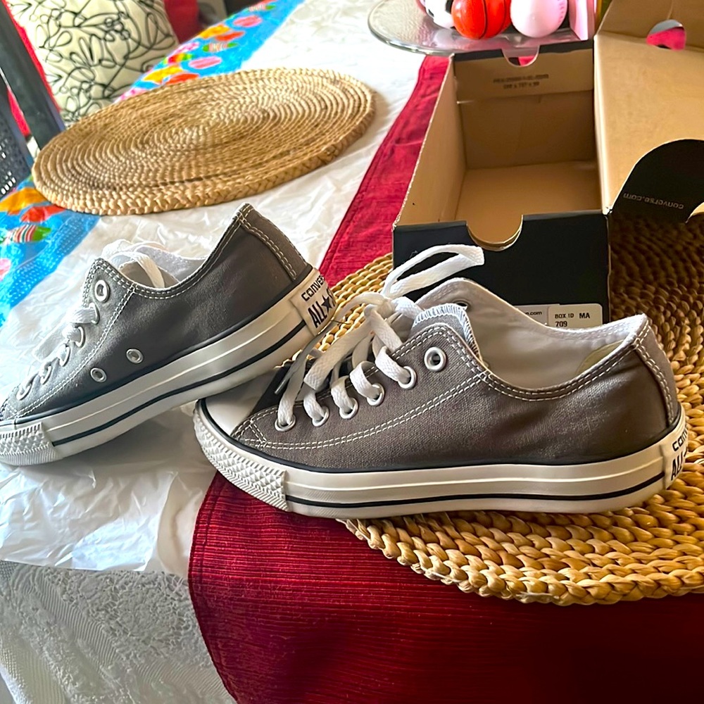 Brand new grey Converse Chuck Taylor’s